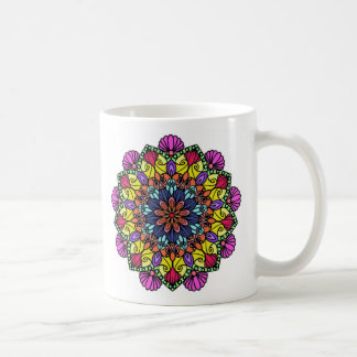 Sacred Bloom Mandala: Mandala Coffee Mug Kaffeetasse