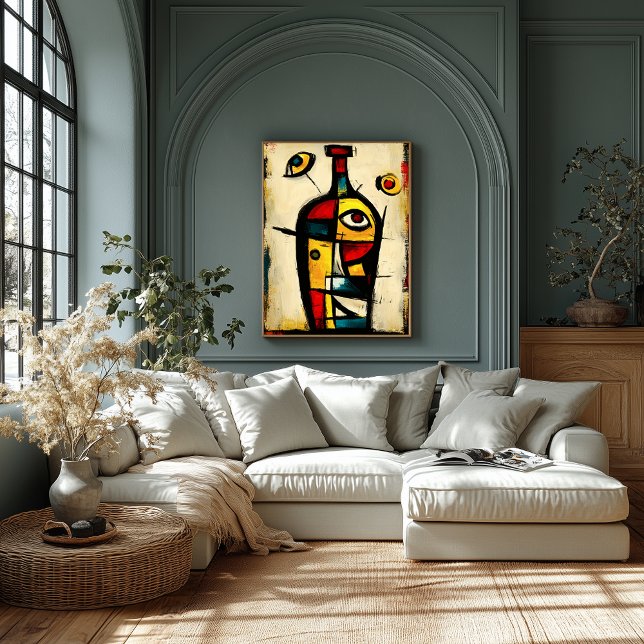 Sacred Bottle Contemporary Abstract Expressionism Poster (Von Creator hochgeladen)