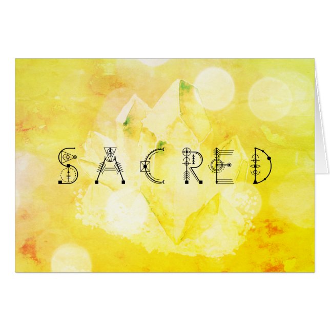 *** SACRED Bright Yellow Gold Green (Vorderseite (Horizontal))