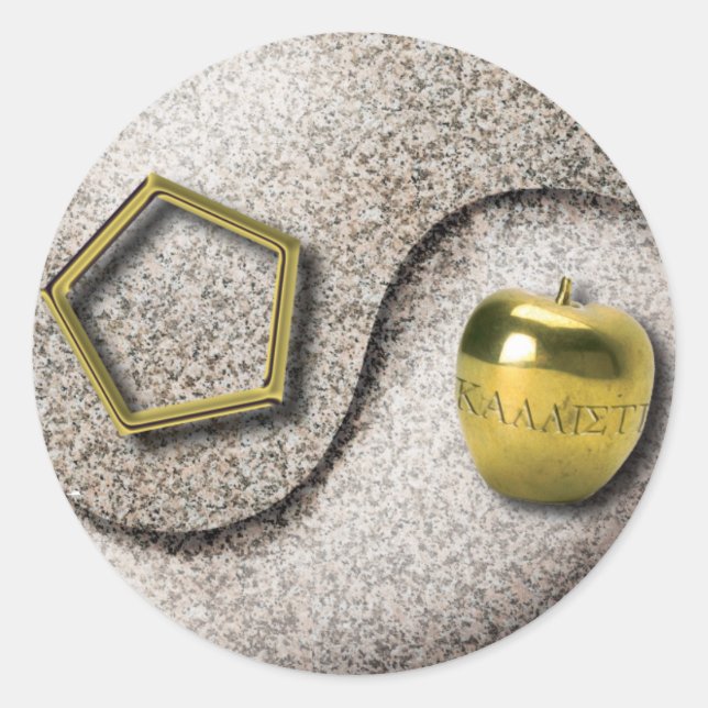 Sacred Chao Runder Aufkleber (Vorderseite)