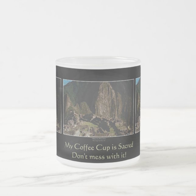 "Sacred Coffee Cup" Machu Picchu Incan Spaß Tasse (Mittel)