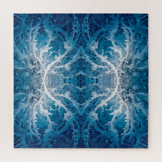 Sacred Cosmic Flow - Blue Silver Symmetrie