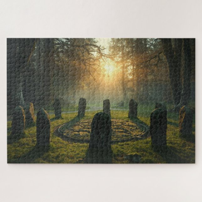 Sacred Druid Circle Jigsaw Puzzle (Horizontal)