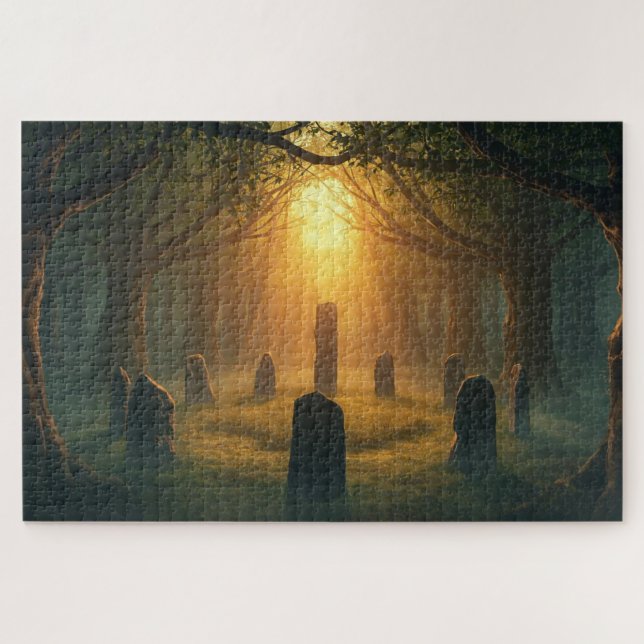 Sacred Druid Circle Jigsaw Puzzle (Horizontal)