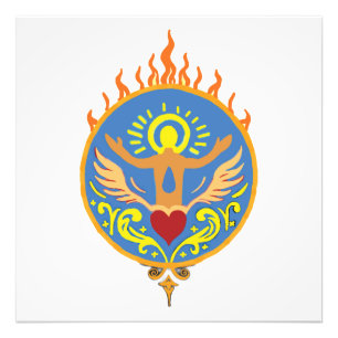 Sacred Flame Ascension Poster