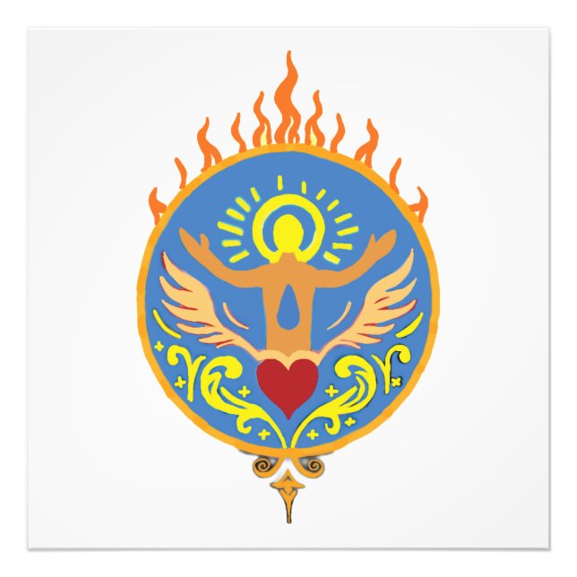 Sacred Flame Ascension Poster (Vorne)