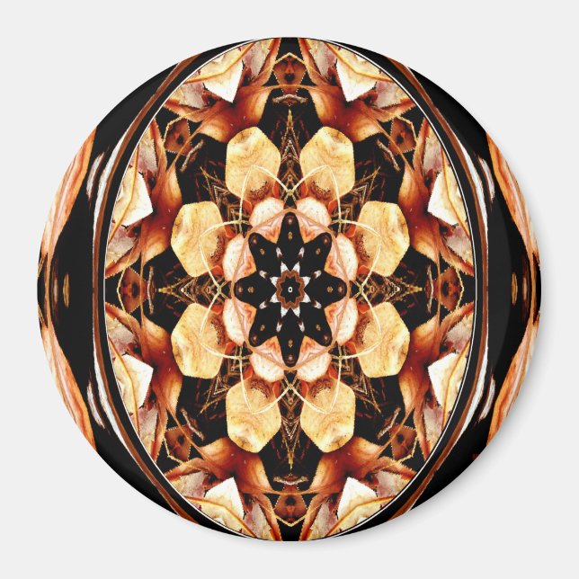 Sacred Geometric Mandala... Magnet (Vorne)