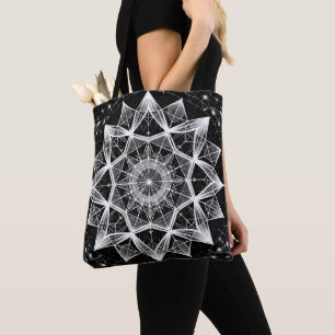 Sacred Geometry Gemustert Tote Bag Tasche