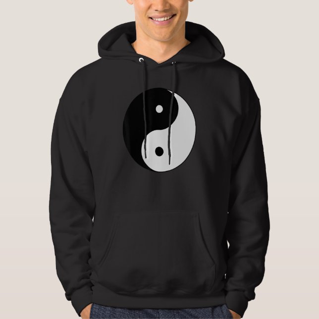Sacred Geometry Yin Yang Hoodie (Vorderseite)