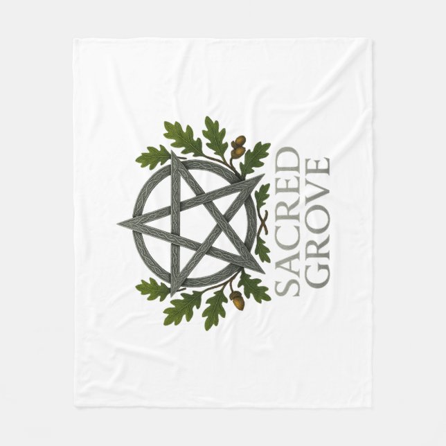 Sacred Grove Fleece Blanket (Vorderseite)