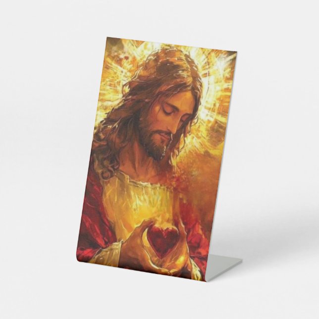 Sacred Heart of Jesus  Sockelschild (Vorderseite)