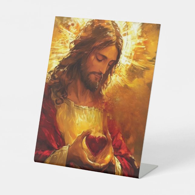 Sacred Heart of Jesus  Sockelschild (Vorderseite)