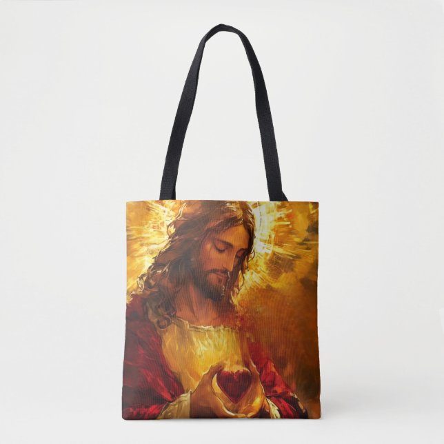 Sacred Heart of Jesus  Tasche (Vorderseite)