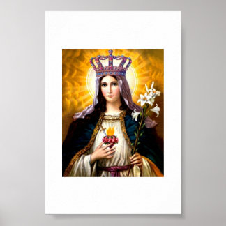 Sacred Heart of Mary Poster