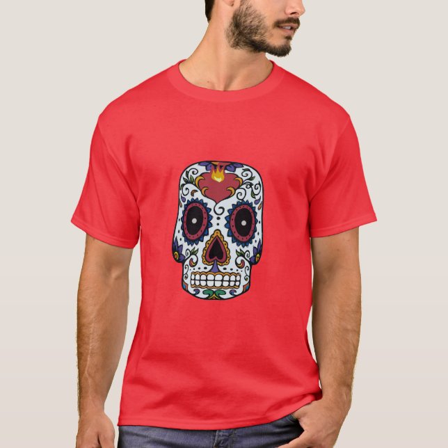 Sacred Heart Skull T-Shirt (Vorderseite)