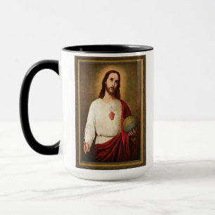 Sacred & Immaculate Hearts Café Mug