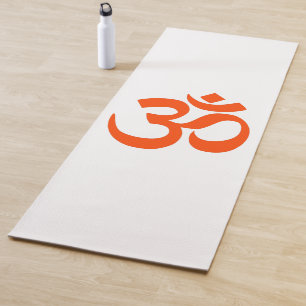 Sacred Indian Om Symbol Yogamatte