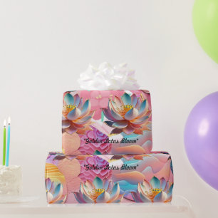 "Sacred Lotus" Geschenkpapier