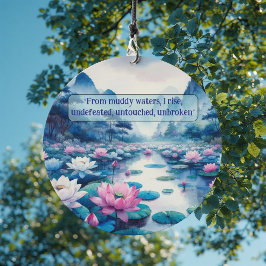 Sacred Lotus Pond of Spiritual Awakening Rebirth Windspiel