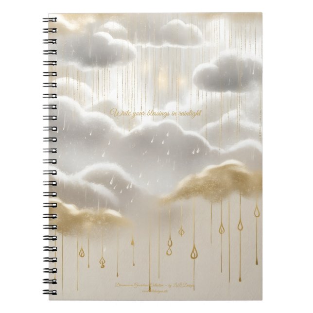 Sacred Rainlight Clouds Journal Notizblock (Vorderseite)