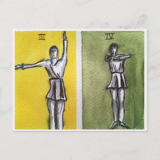 SACRED RHYTHMIC III,IV TANZMOVEMENTS POST CARD POSTKARTE (Vorderseite)