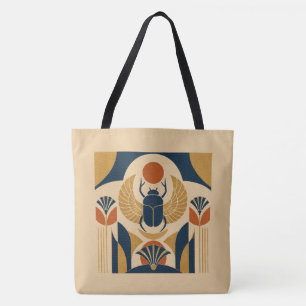 Sacred Scarab Egyptian Tote Bag