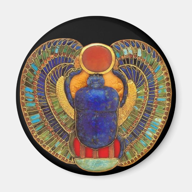 Sacred Scarab vom antiken Ägypten Magnet (Vorne)