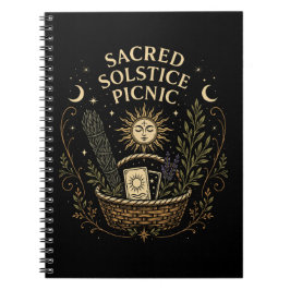 Sacred Solstice Picnic Litha Notizblock