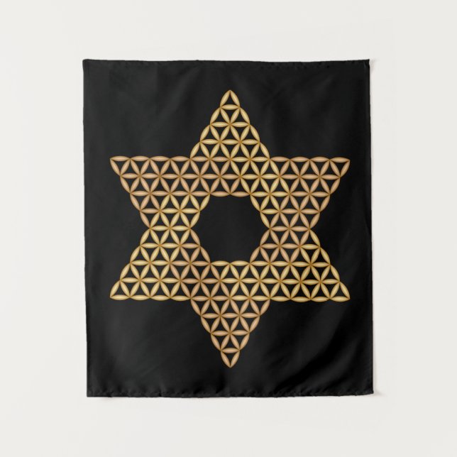 Sacred Star - Star of Life, 04/3D-Br. Wandteppich (Vorderseite)