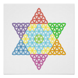 Sacred Star - Star of Life, 04/3D-CF. Poster