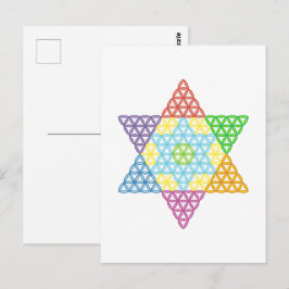 Sacred Star - Star of Life, 04/3D-CF. Postkarte