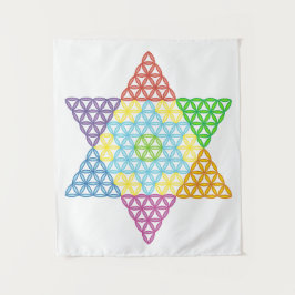 Sacred Star - Star of Life, 04/3D-CF. Wandteppich