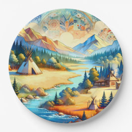 Sacred Valley Symbolic Seasonal Artwork Pappteller