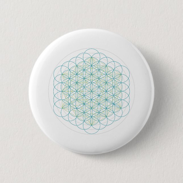 SacredFlowers Button (Vorderseite)