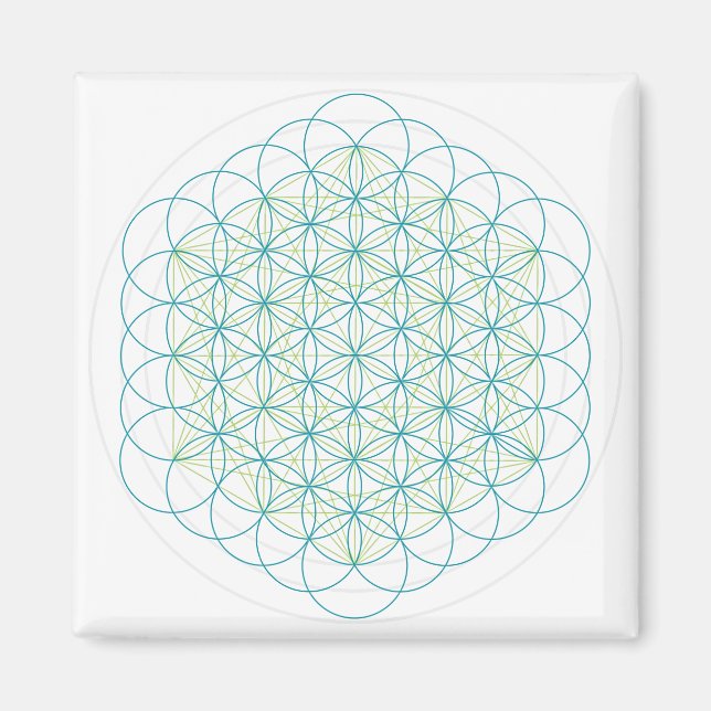 SacredFlowers Magnet (Vorne)