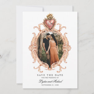 Sacro Heart Baroque Save the Date Einladung