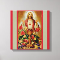 Sacro Heart Chalice Rose Rosary Jesus
