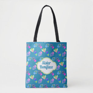Sacro Heart Folk Personalisiert Tasche