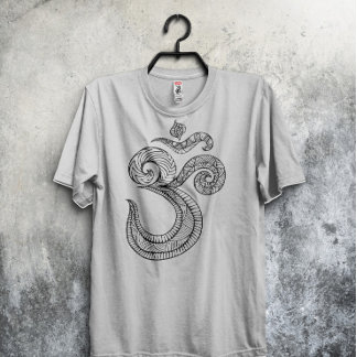 Sacro Om T - Shirt Hinduismus Om Symbol T - Shirt 