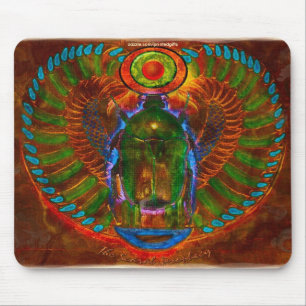 Sacro Scarab Käfer Antike Ägyptische Kunst Mousepa Mousepad