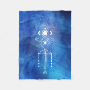 *~* Sacro Wasserfarbe Shaman Uralaztec Tribal Fleecedecke