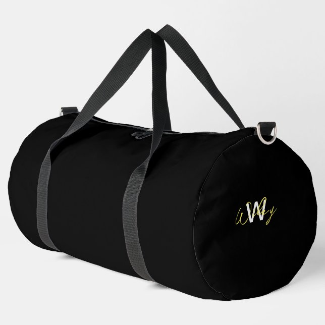Sacs à double personnalisées en noir (Coin gauche)