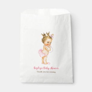 Sacs blonds de faveur de princesse baby