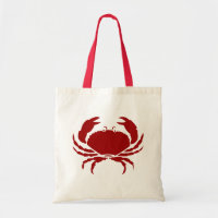 Sacs cabas crabe rouge