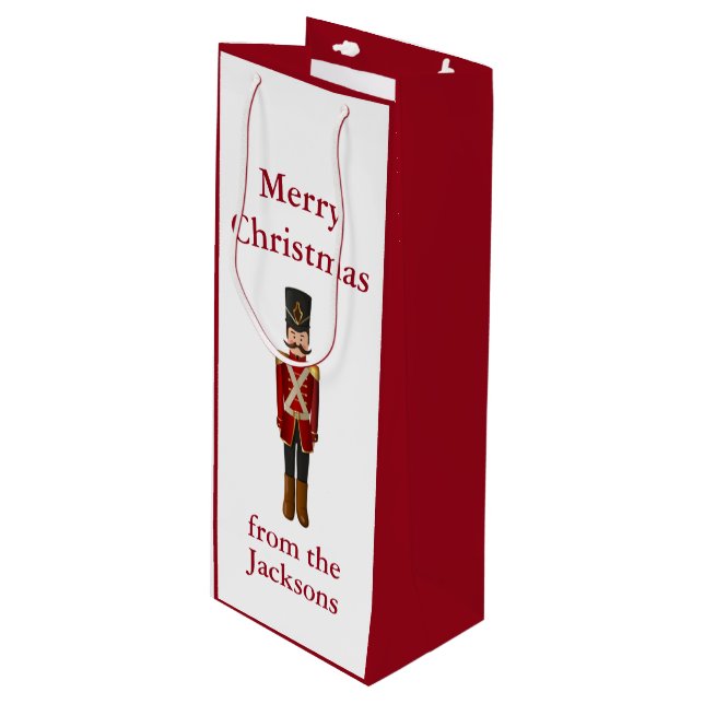 Sacs cadeaux personnalisés - Noisette de Noël (Devant Angle)
