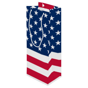 Sacs Cadeaux Vin Drapeau Américain