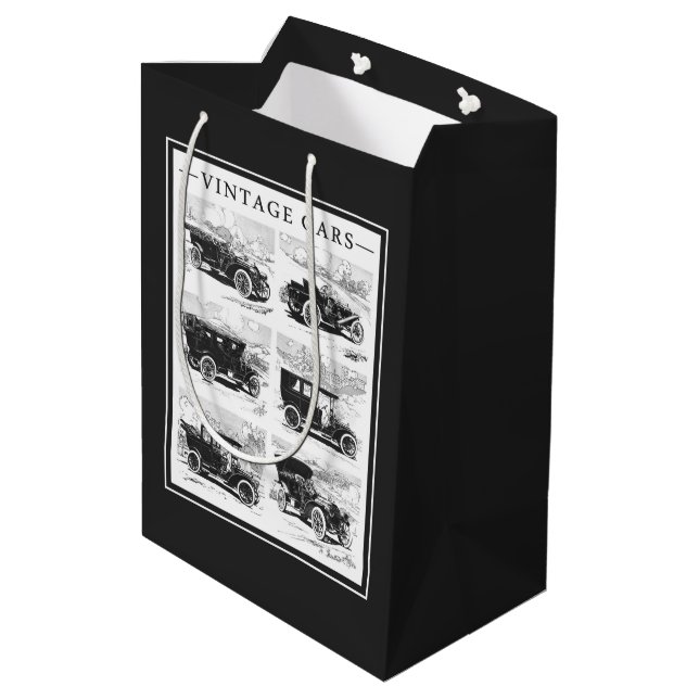 Sacs cadeaux Vintage Cars (Dos Angle)