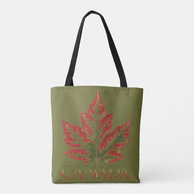 Sacs Canada Sacs fourre-tout Green Canada Maple Le (Dos)