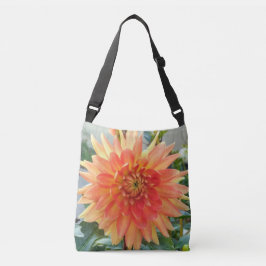 Sacs croisés avec dahlias oranges