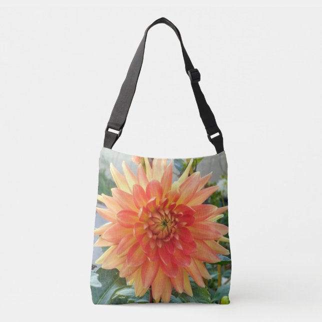 Sacs croisés avec dahlias oranges (Devant)